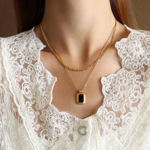 Gilded Titanium Elegance Necklace - ZISK Shop  
