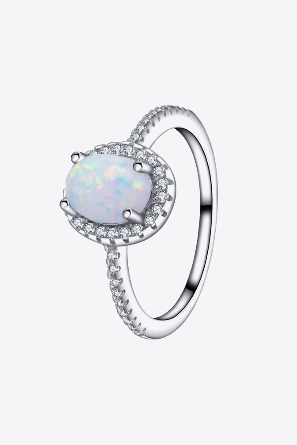 Luminous Opal Aura Sterling Ring - ZISK Shop  