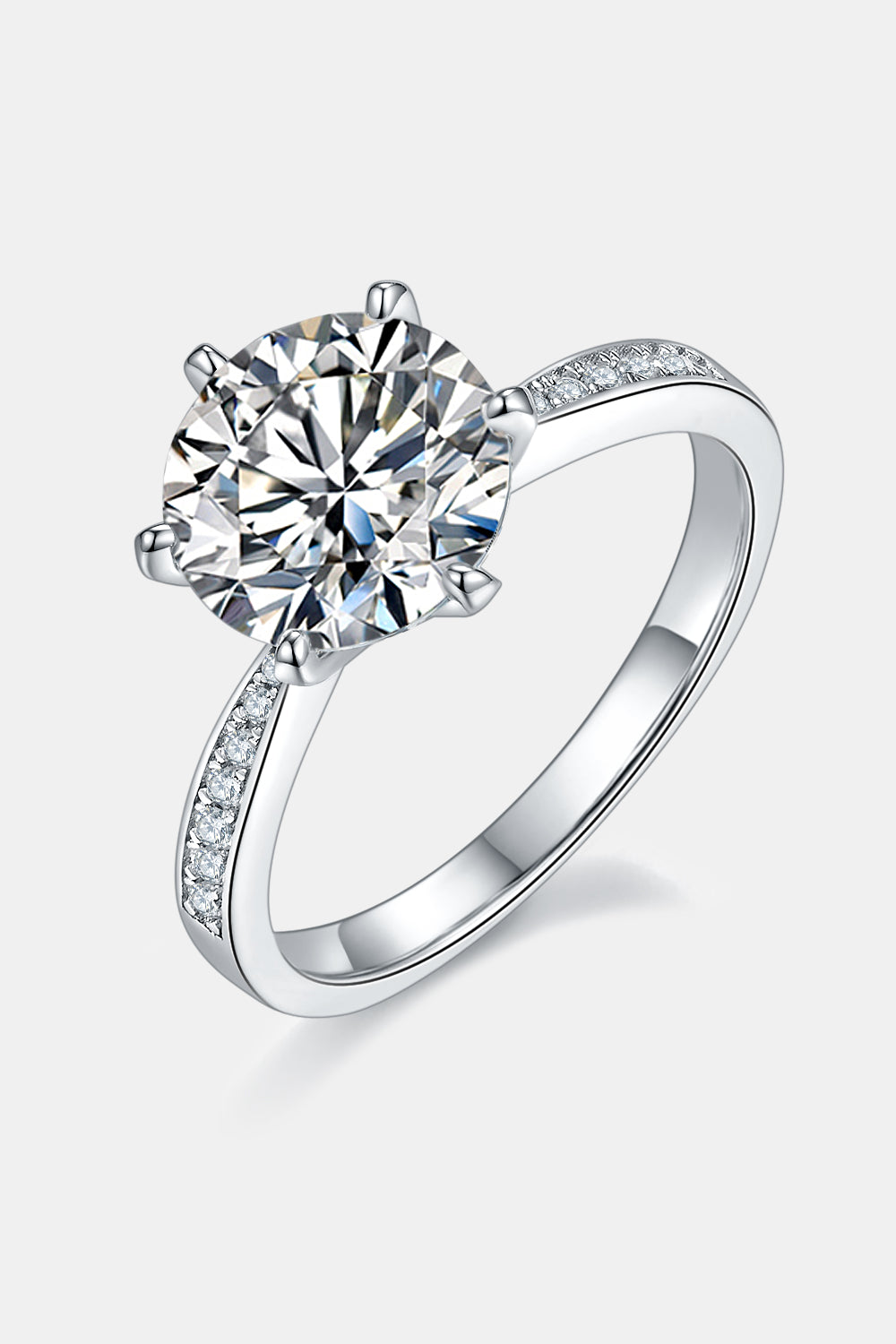 3 Carat Moissanite Lateral Gem Ring - ZISK Shop  