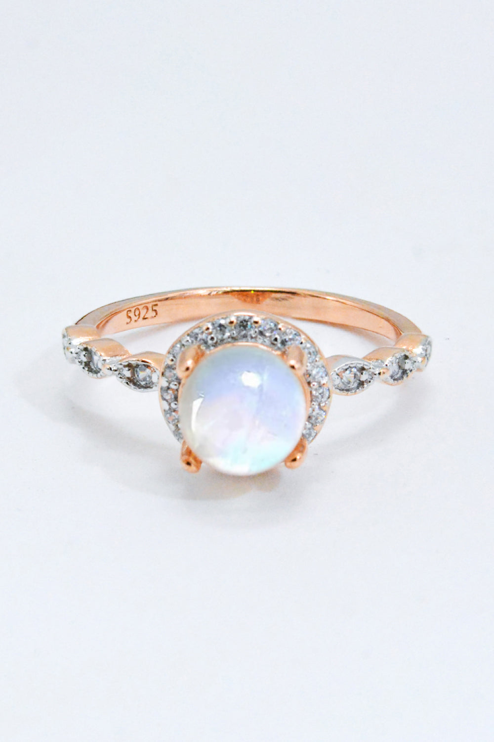 Circular Moonstone Elegance Ring - ZISK Shop  