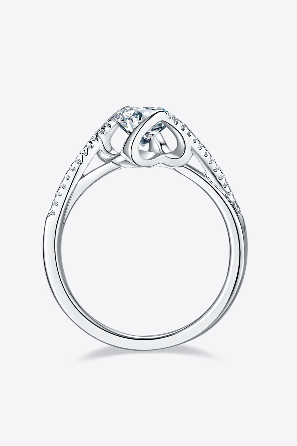 1 Carat Moissanite Twirl Ring - ZISK Shop  