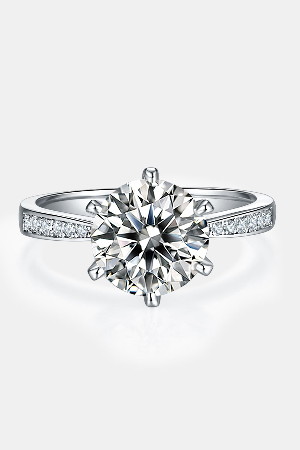 3 Carat Moissanite Lateral Gem Ring - ZISK Shop  