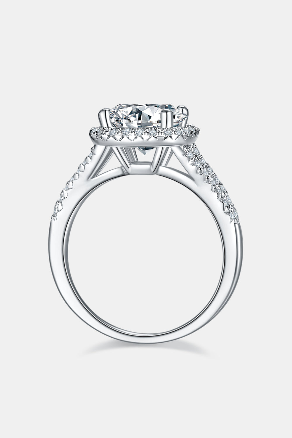 Heavenly Halo 3 Carat Moissanite Ring - ZISK Shop  