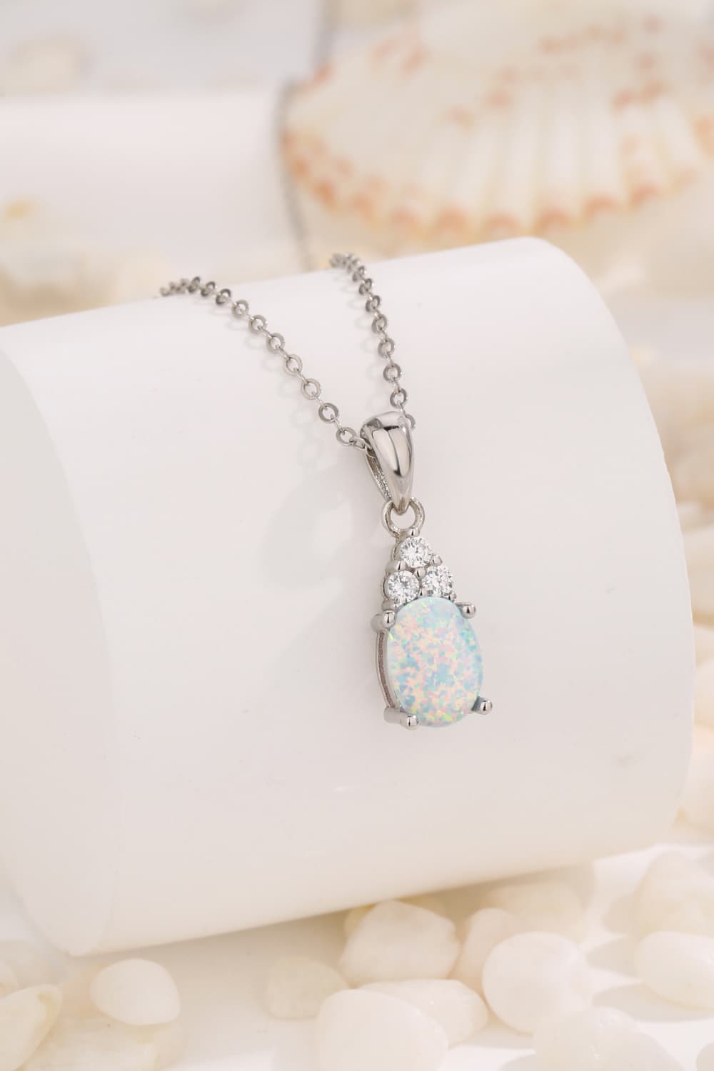 Opal Zen Medallion Necklace - ZISK Shop  
