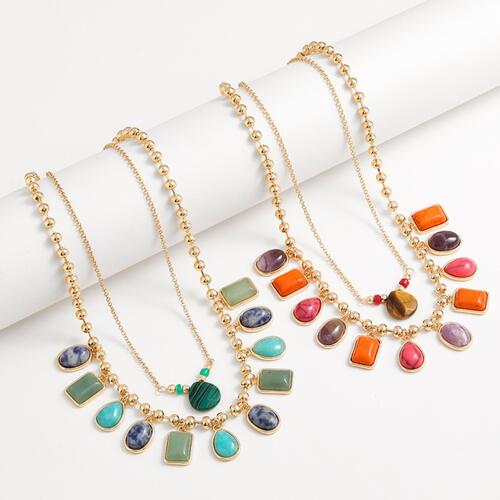 Geo Fusion Twin Strand Necklace - ZISK Shop  