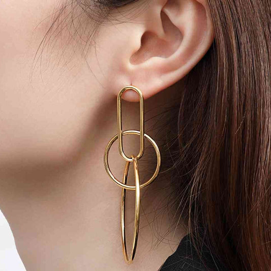 Speak For Yourself Link Hoop Earrings - ZISK Shop  