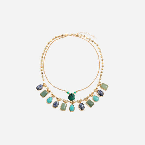 Geo Fusion Twin Strand Necklace - ZISK Shop  